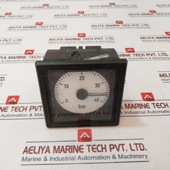 Deif Xl96 0-40 Bar Meter 50 Ohm