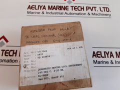 DeifCallenberg Dq96-c Panel Meter 4-20Ma