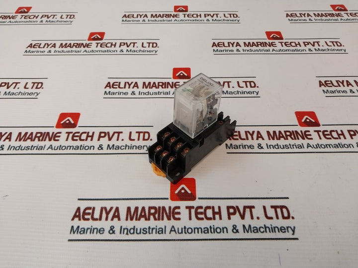 Delixi Cdz9L-54P Relay With Base 3A 240Vac/28Vdc
