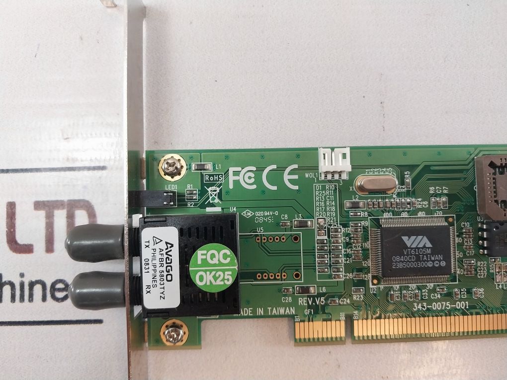 Dell 343-0075-001 Pci Fiber Adapters Card Lh1350C-st-r3