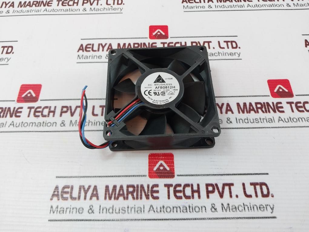 Delta Afb0812H Dc Brushless Cooling Fan 12Vdc 0.24A