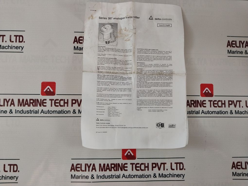 Delta Controls 43871Rdep610000F3