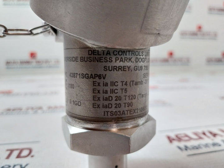 Delta Controls 43871Sgap6V Pressure Transmitter 15000 Psi