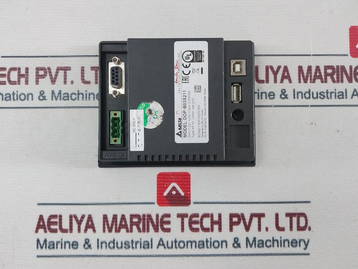 Delta Dop-b03S211 Hmi Touch Panel 24V 