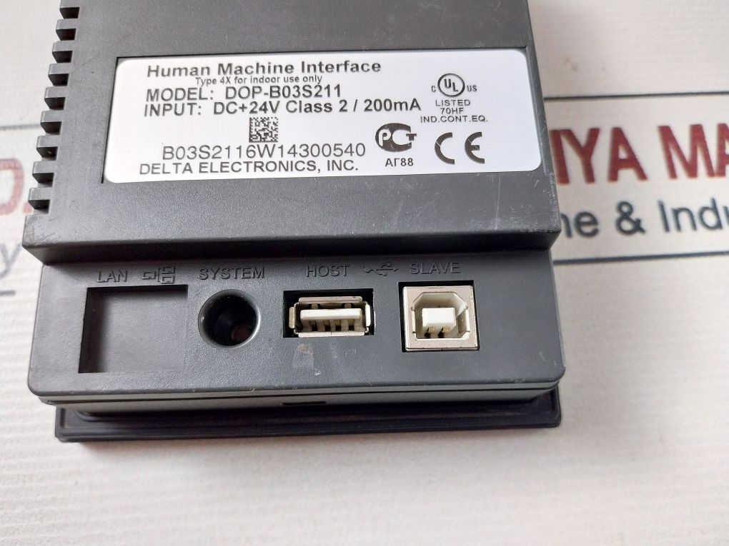 Delta Dop-b03S211 Human Machine Interface Display