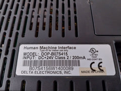Delta Dop-b07S415 Human Machine Interface Touch Screen Panel
