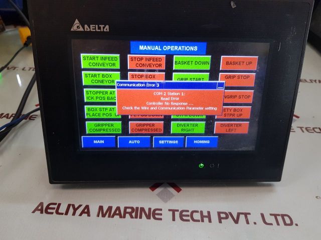 Delta Dop-b07S415 Human Machine Interface Touch Screen Panel