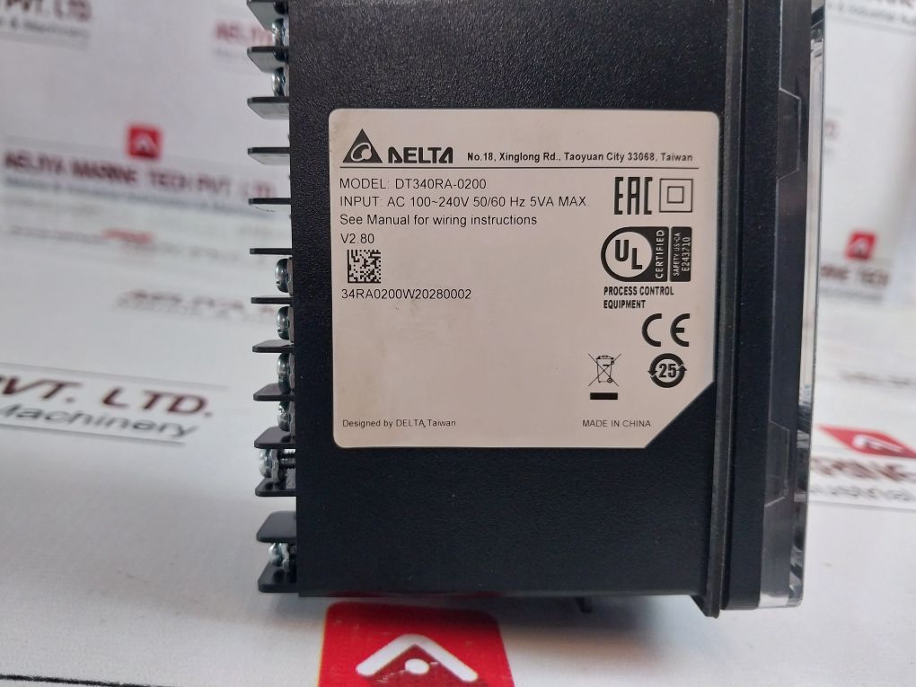 Delta Dt340Ra-0200 Temperature Controller