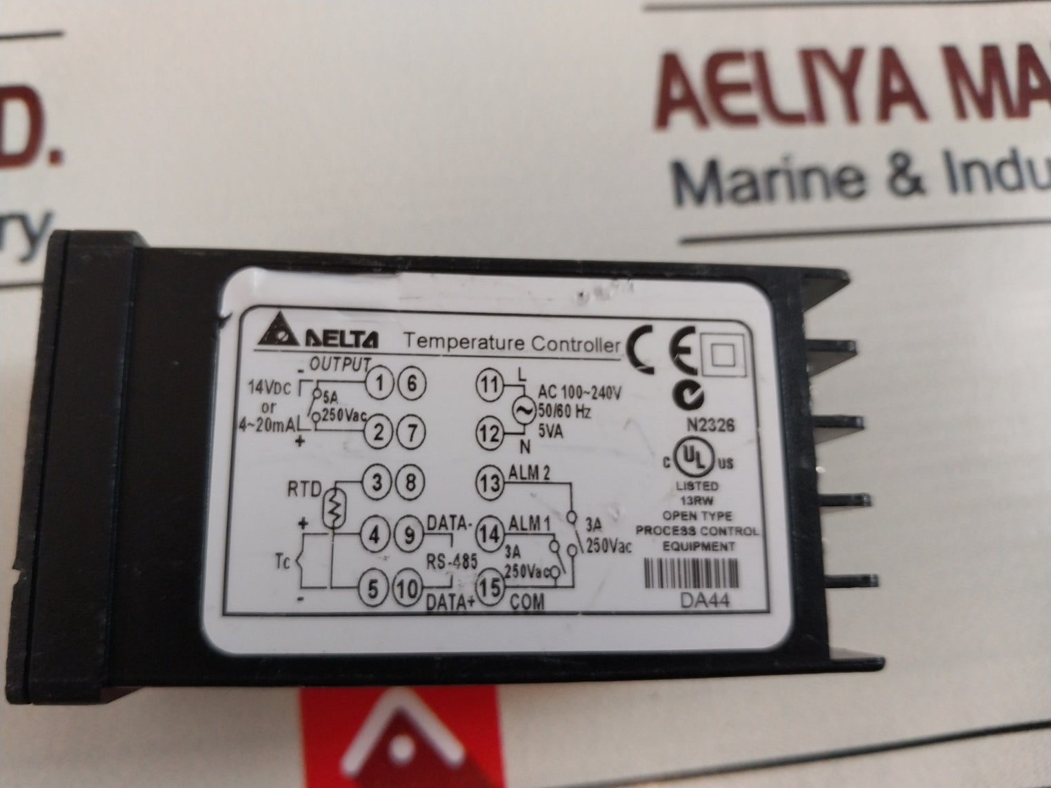 Delta Dta4848 Temperature Controller 110-240 Vac