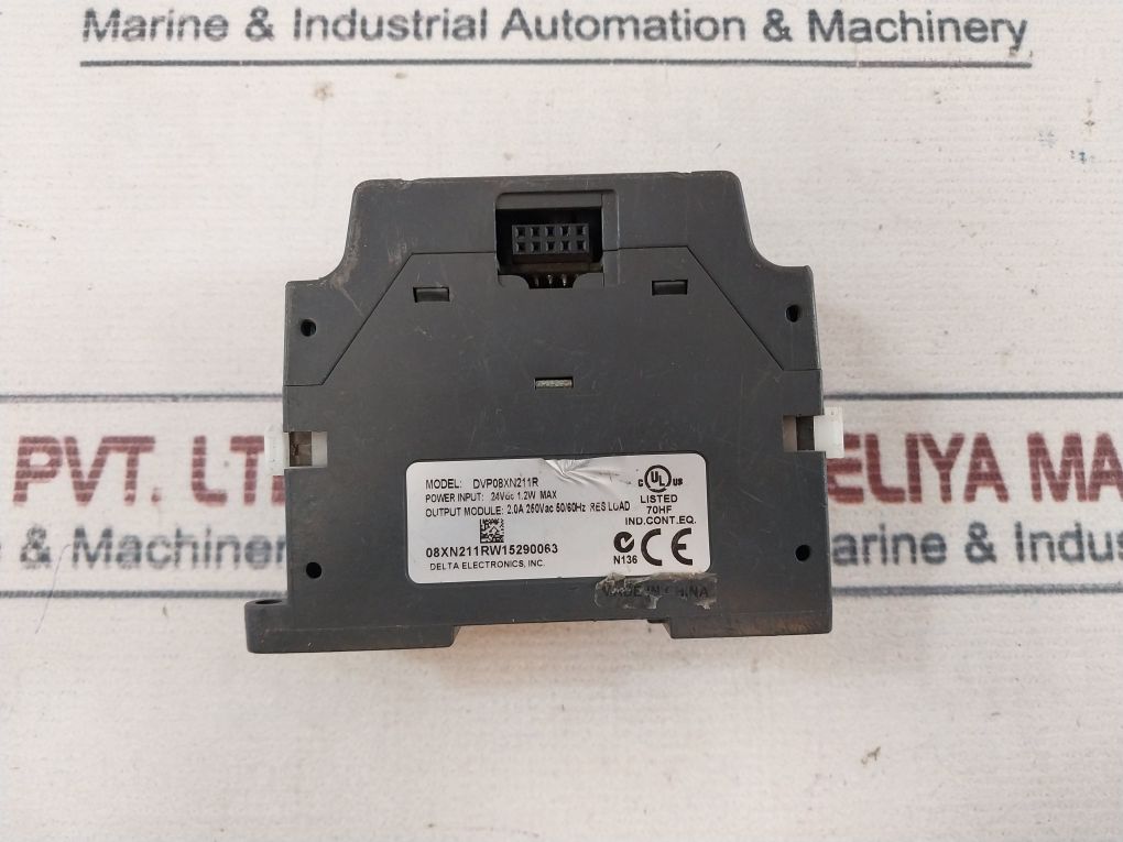 Delta Dvp08Xn211R Output Module