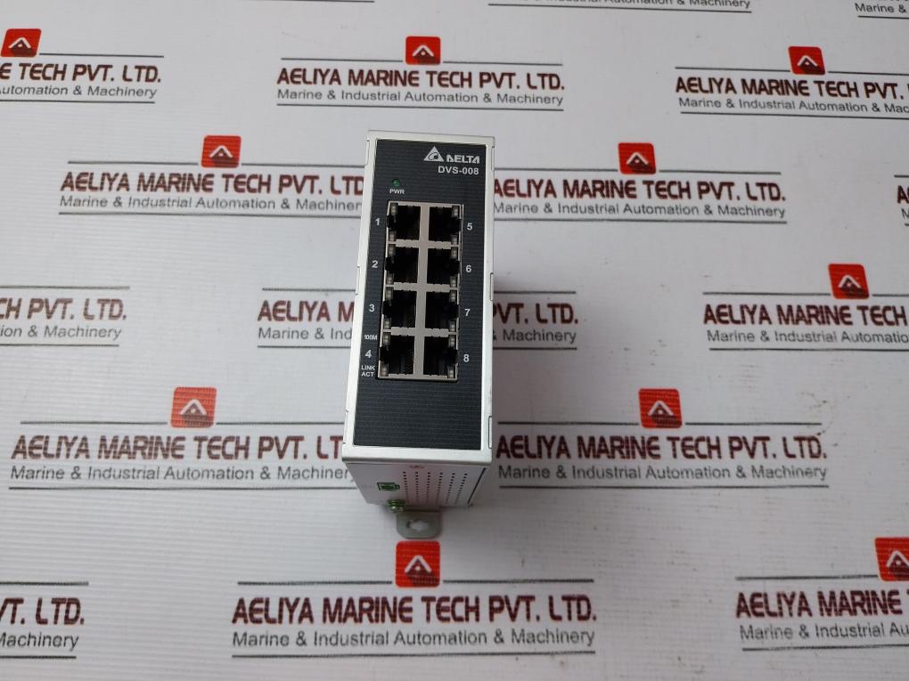 Delta Electronics Dvs-008I00 Ethernet Switch 12-48Vdc