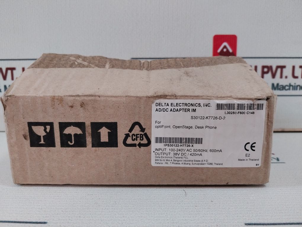 Delta Electronics Tadp-19Ab D Ac/Dc Adapter With Power Cord Set