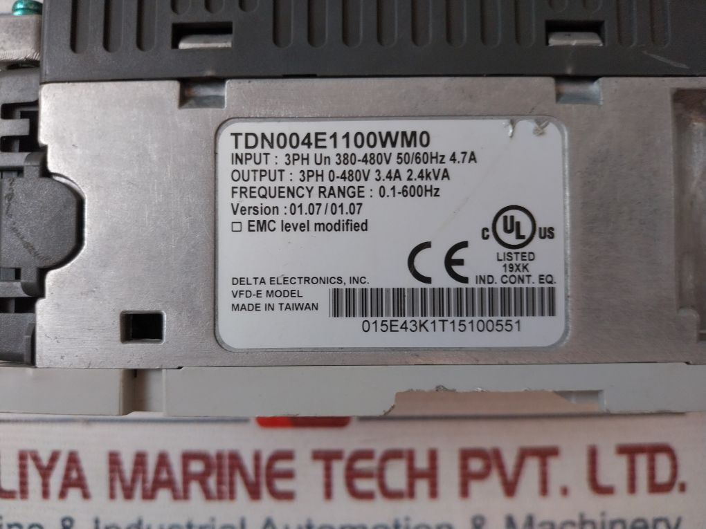 Delta Electronics Tdn004E1100Wm0 Frequency Converter