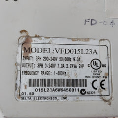 Delta Vfd015L23A Inverter/ Frequency Converters Vfd-l 1-400Hz