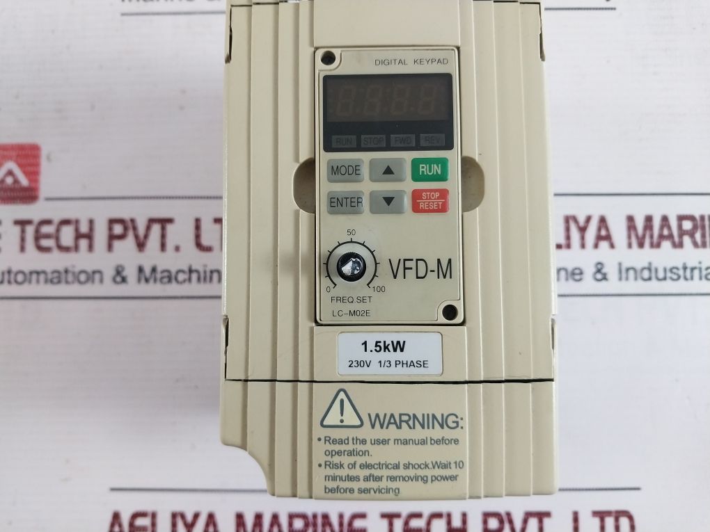 Delta Electronics Vfd015M21A Frequency Converter 1.5 Kw 230V
