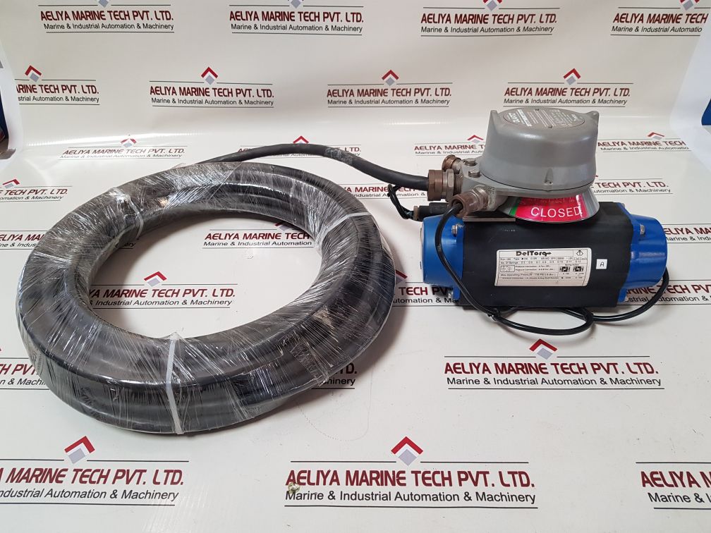 Deltech Deltorq Da Pneumatic Valve Actuator With Quartz Qx33K03Sdm Positioner