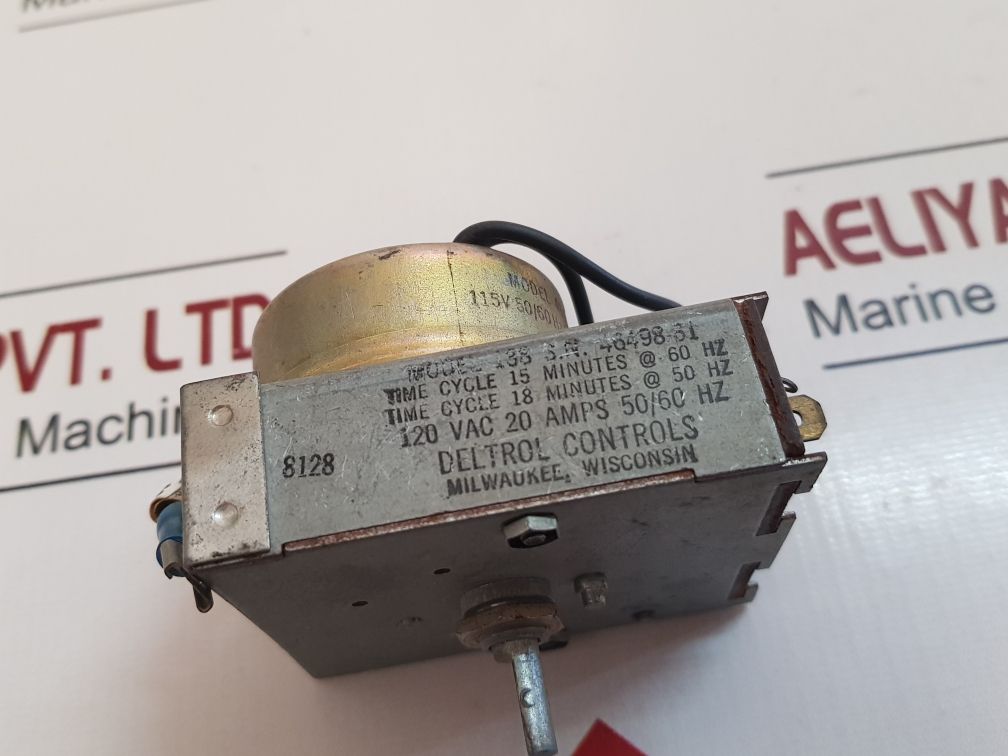 Deltrol Controls 138 Timer Motor 120 Vac 20 Amps 50/60 Hz