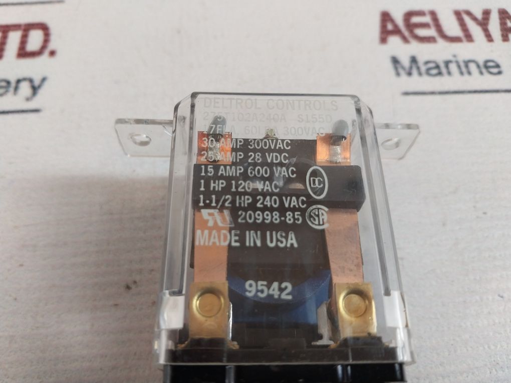Deltrol Controls 275T102A240A S155D Relay