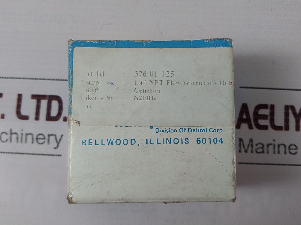 Deltrol Fluid Prod N 20 B K Flow Control Valve
