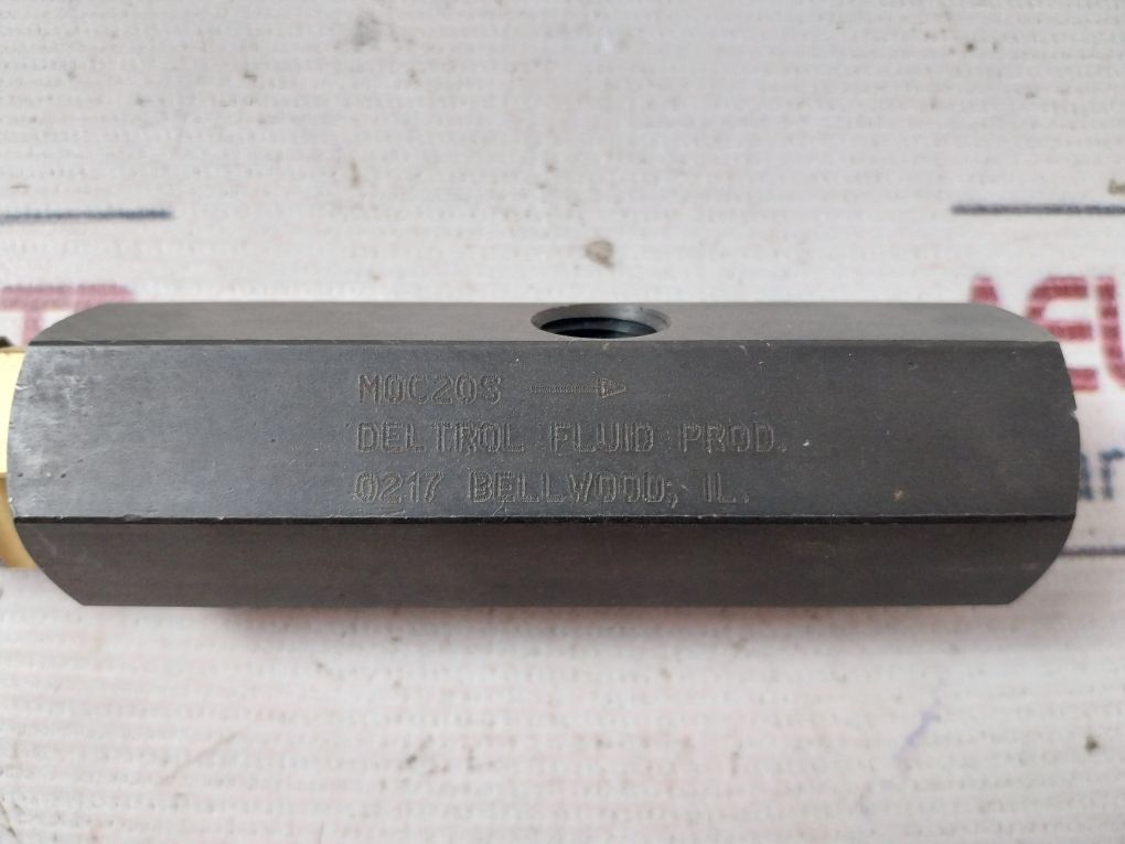 Deltrol Moc20S Plunger Operated Check Valve