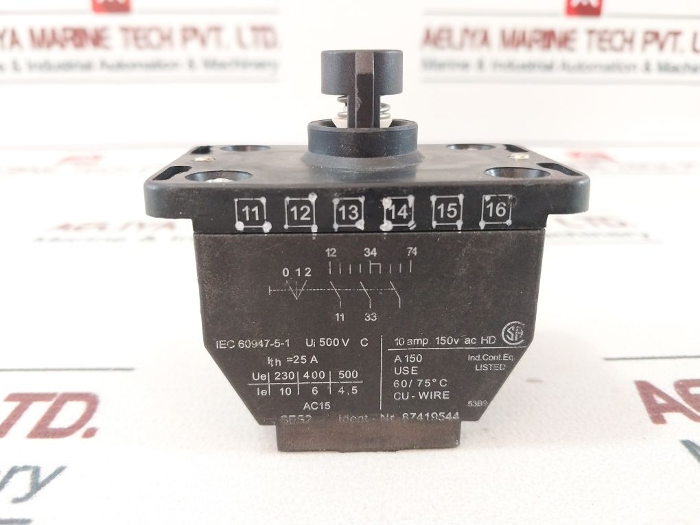 Demag 87419544 Contact Block 10 Amp 150V Ac Hd