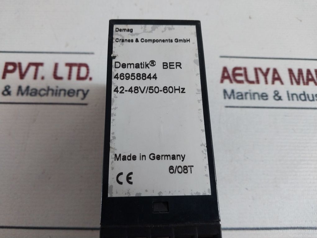 Demag Dematik Ber 46958844 Timer Relay 0.1...3.0S