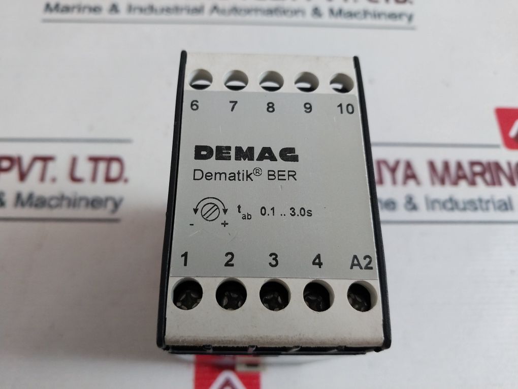 Demag Dematik Ber 46958844 Timer Relay 0.1...3.0S