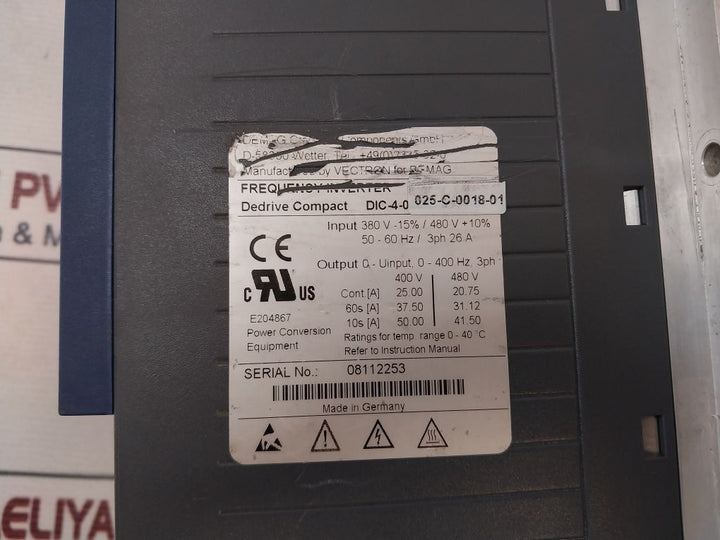Demag Dic-4-025-c-0018-01 Frequency Inverter