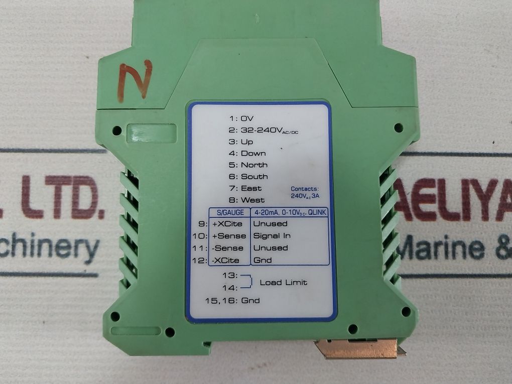 Demag Ll100 Crane Data Logger 240V Ac 3A