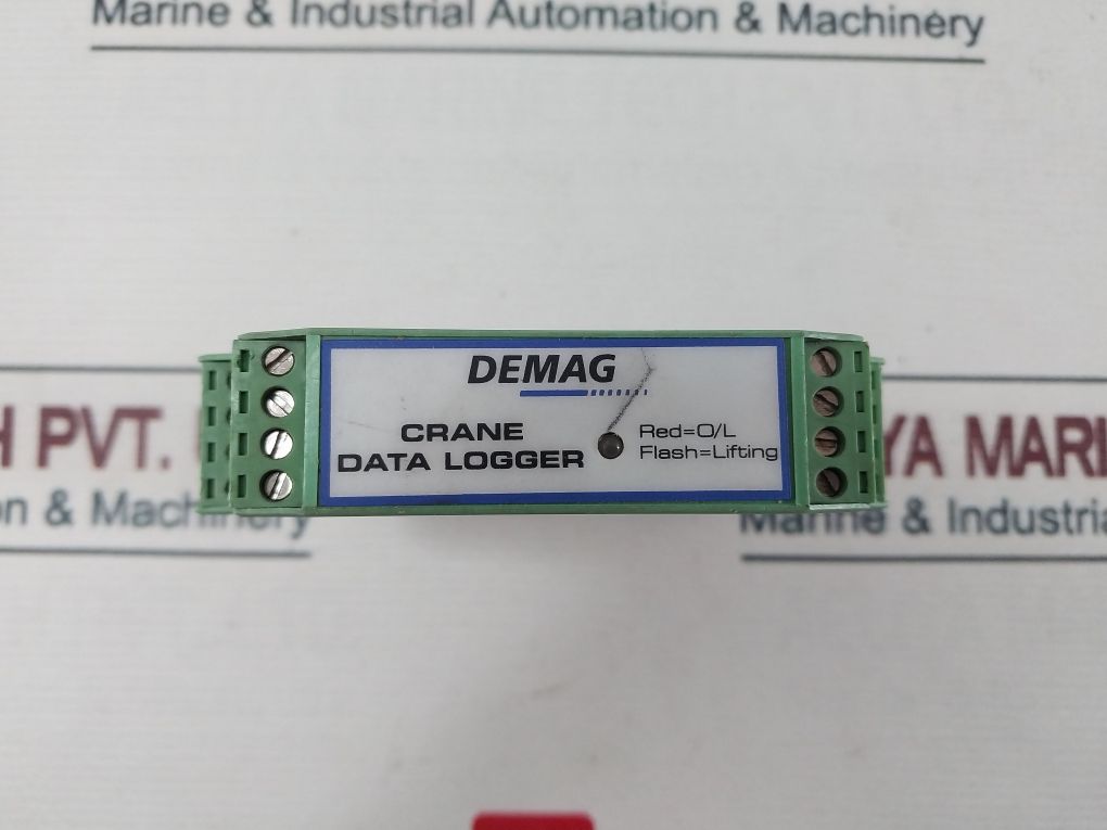Demag Ll100 Crane Data Logger 240V Ac 3A