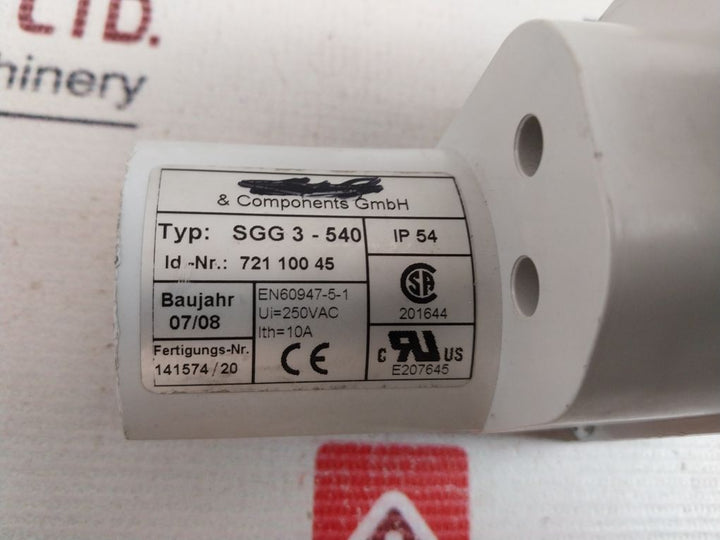 Demag Sgg 3-540 Limit Switch E207645