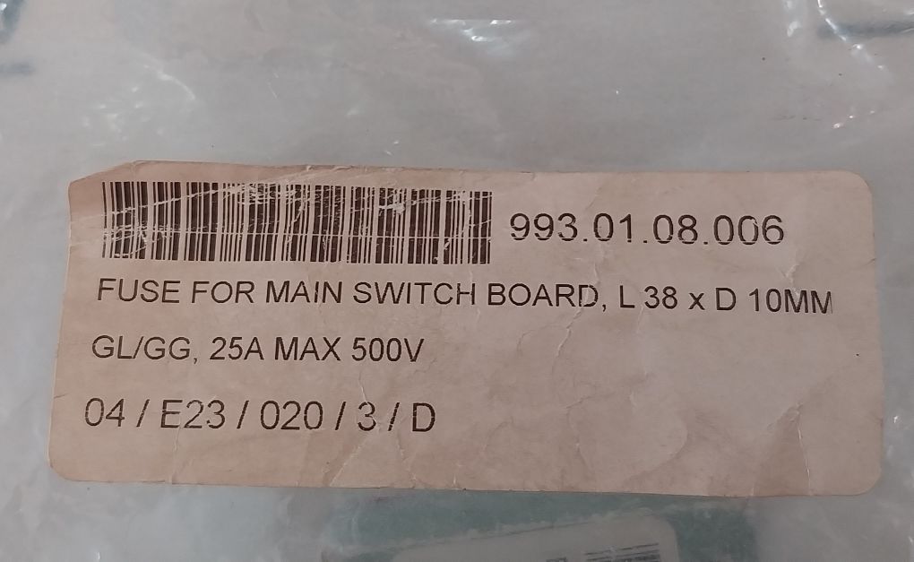Demax Iec 269-2-1 Cylindrical Fuse 10X38 100Ka/660V