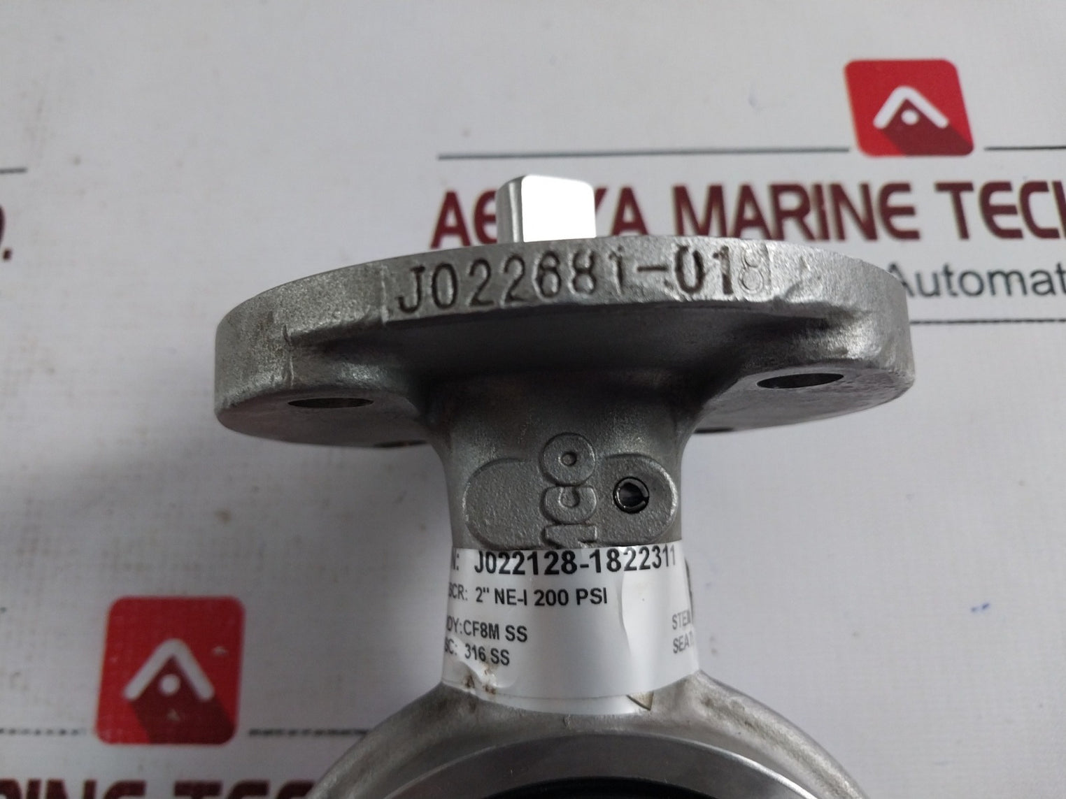 Demco J022128-1822311 Butterfly Valve 2” Ne-i 200 Psi