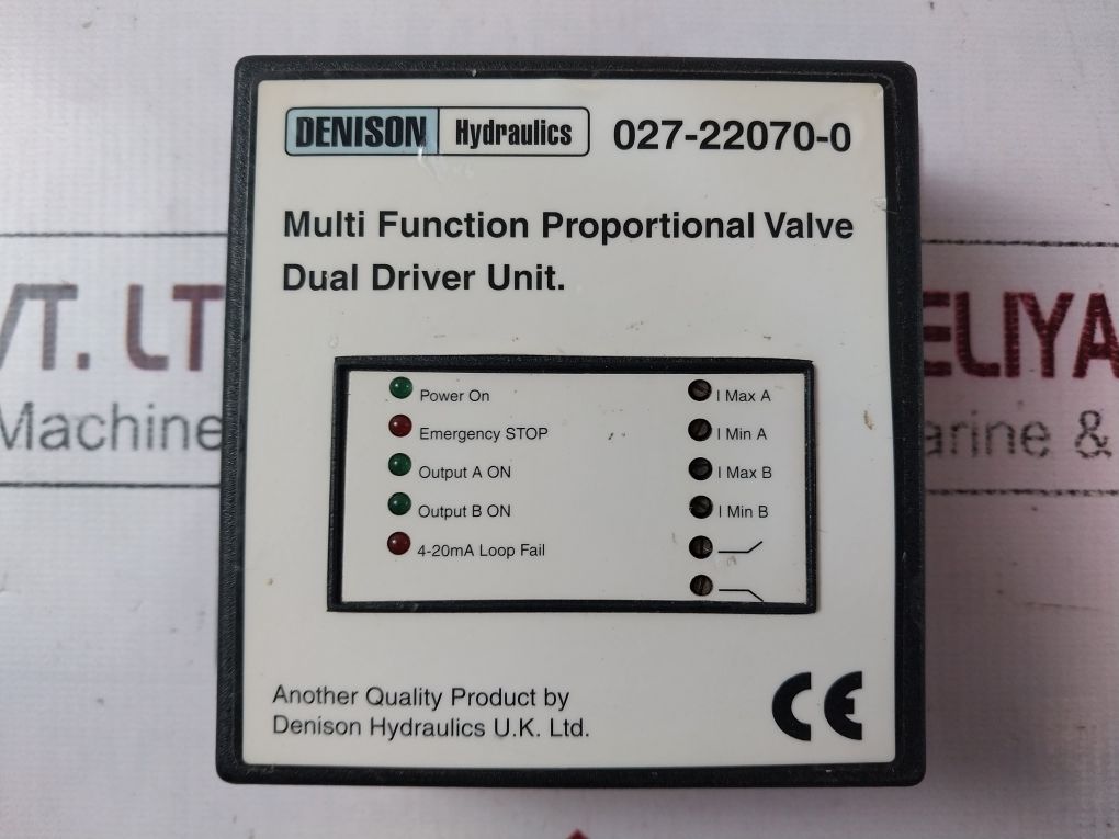 Denison 027-22070-0 Multi Function Proportional Valve Dual Driver Unit