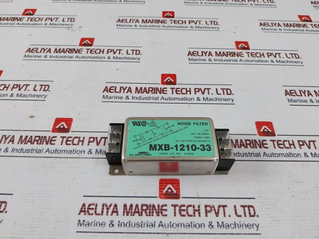 Densei-lambda Mxb-1210-33 Noise Filter 250V~10A 50/60Hz