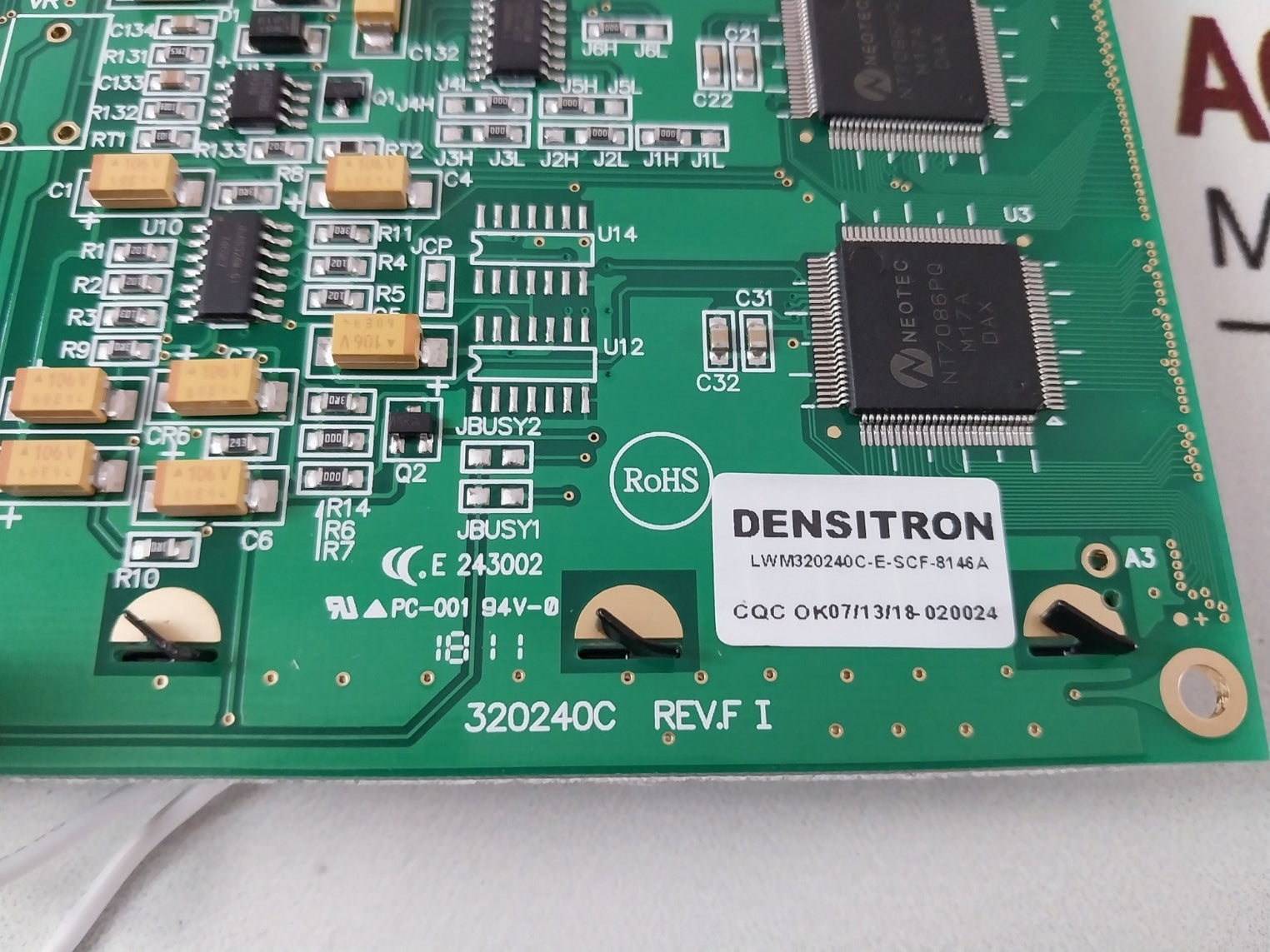 Densitron Lwm320240C-e-scf-8146A Rev. F I