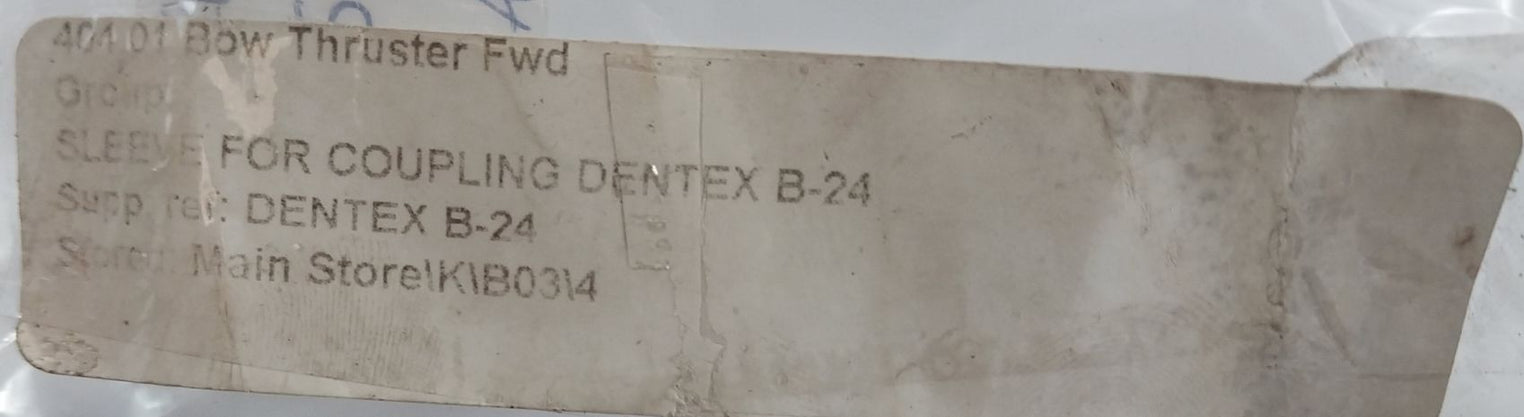 Dentex B-24 Sleeve For Gear Coupling