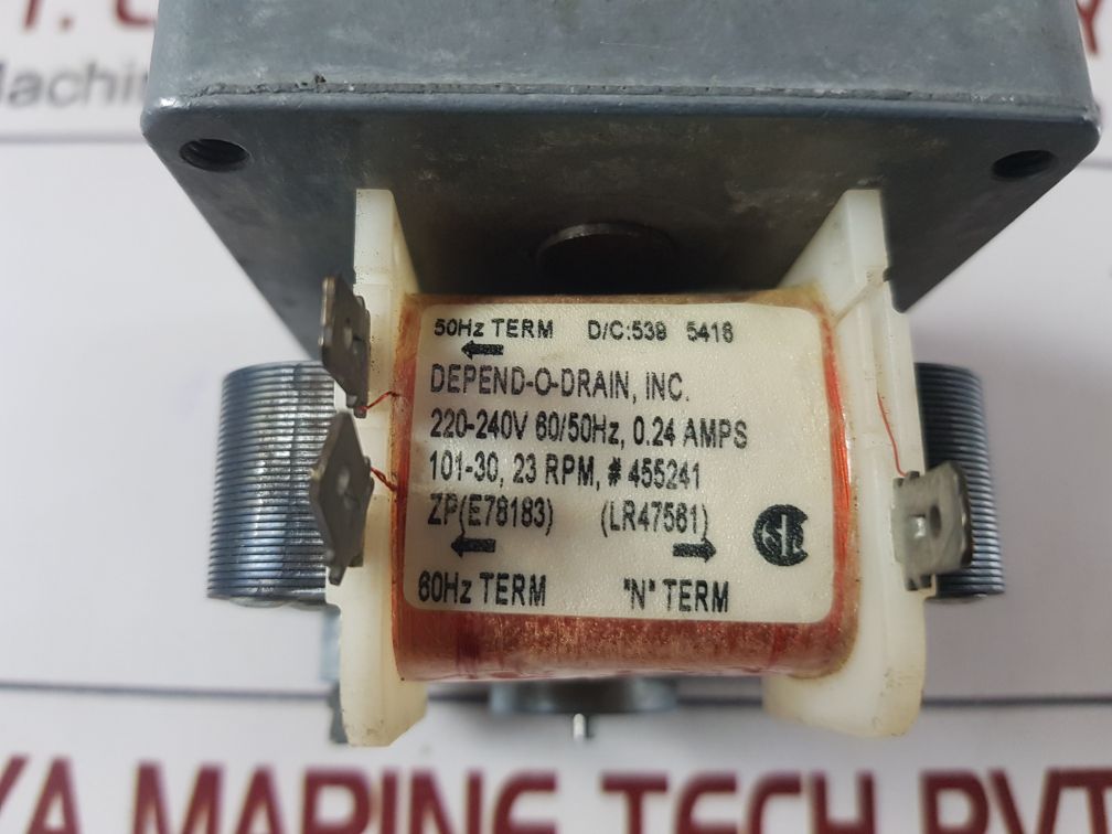 Depend-o-drain 455241 Drain Valve Motor 