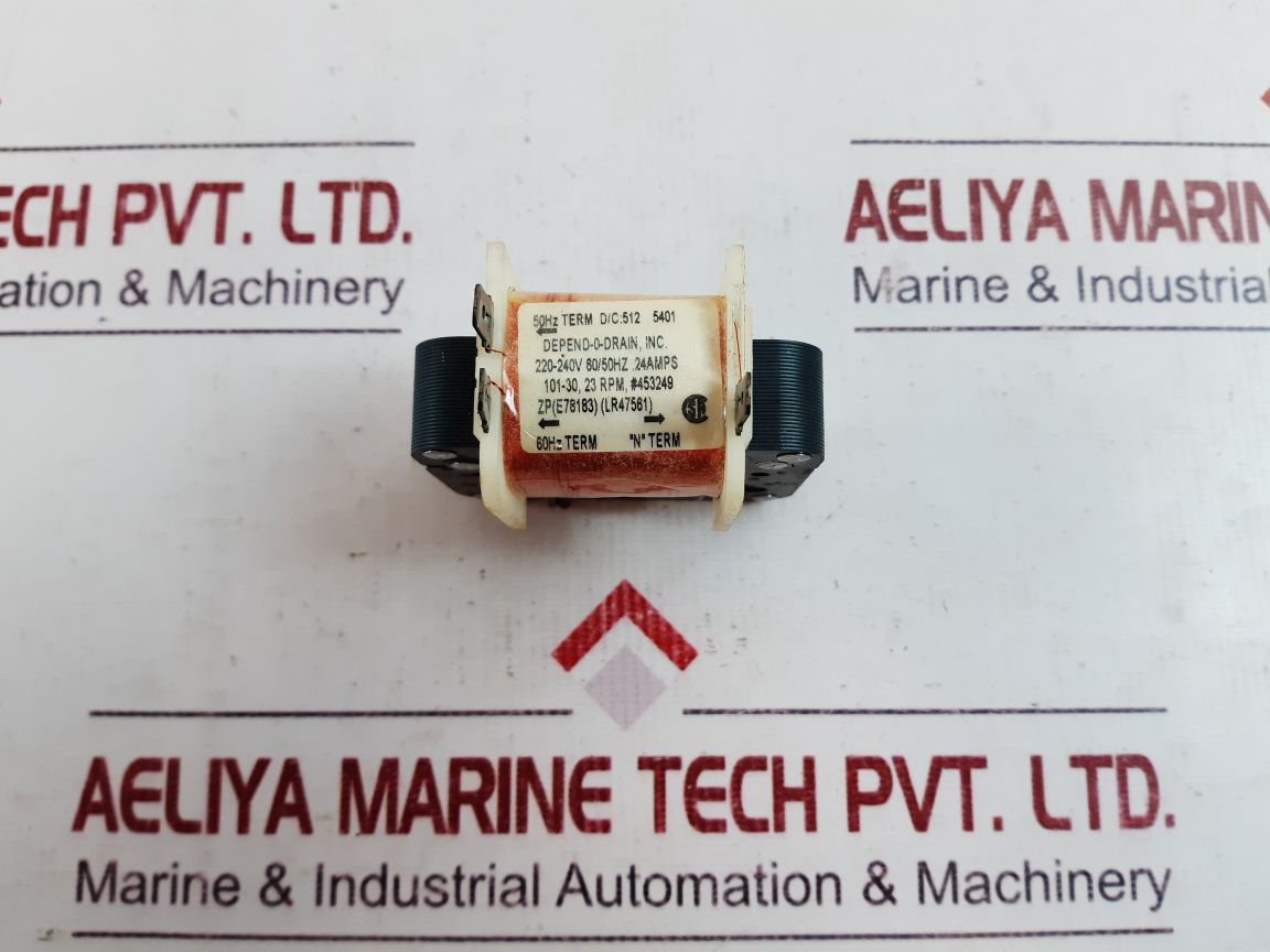 Depend-o-drain Valve Coil 453249 220-240V 60/50Hz .24Amps