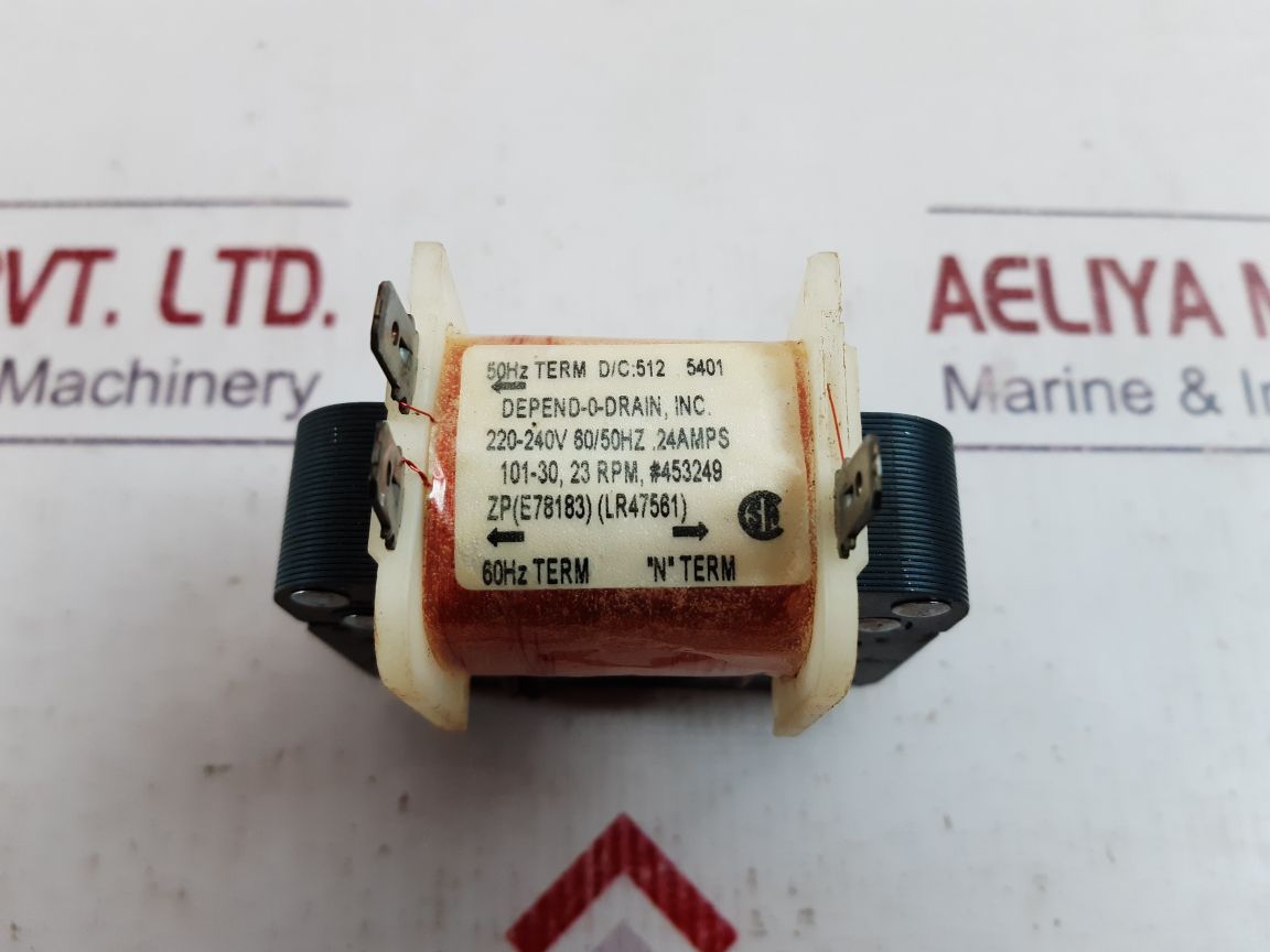 Depend-o-drain Valve Coil 453249 220-240V 60/50Hz .24Amps