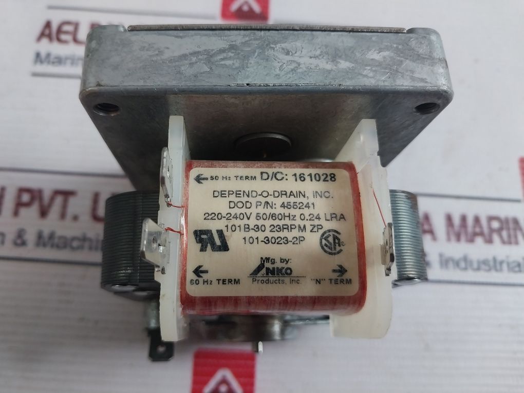 Depend-o-drain 455241 Drain Valve Motor 220-240V 50/60Hz