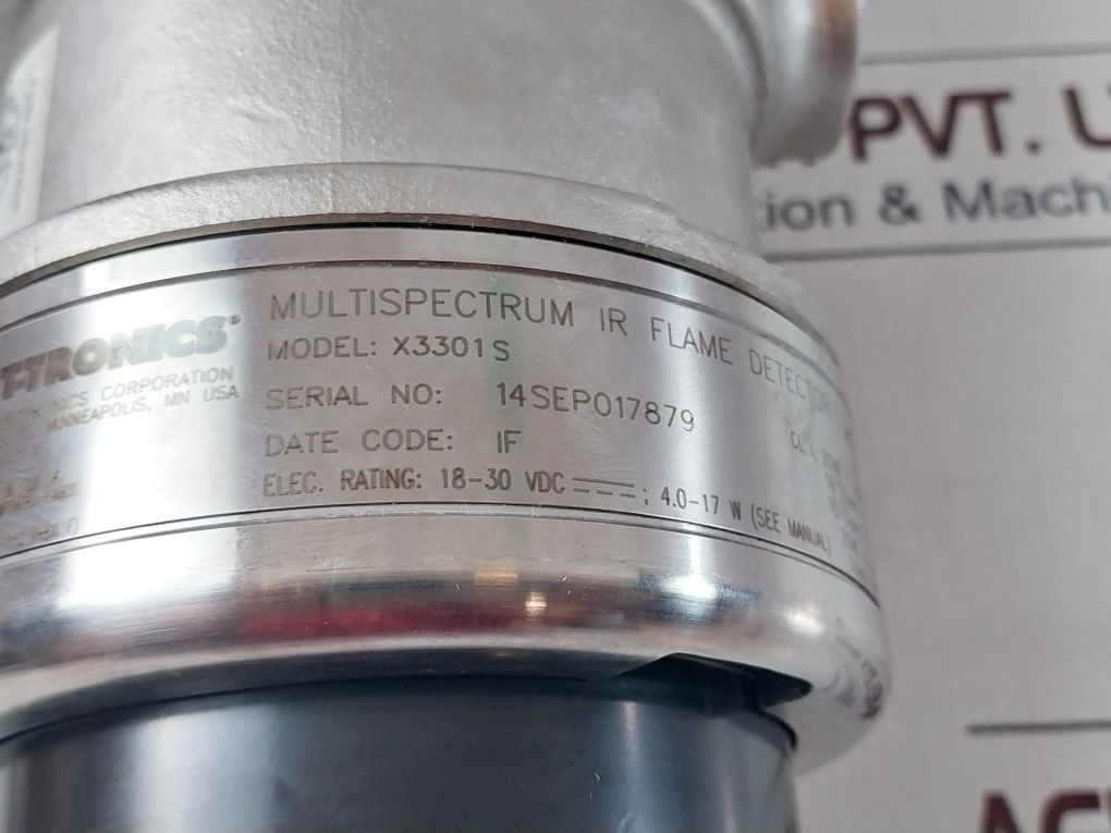 Det-tronics X3301S Multispectrum Ir Flame Detector X3301S4M13W2