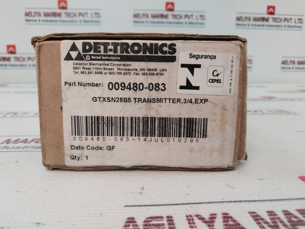 Det-tronics 009480-083 Transmitter