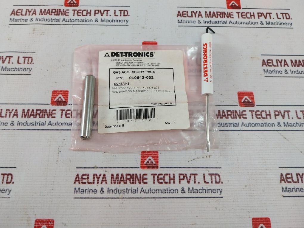 Det-tronics 010643-002 / 103406-001 / 102740-002 Gas Accessory Pack