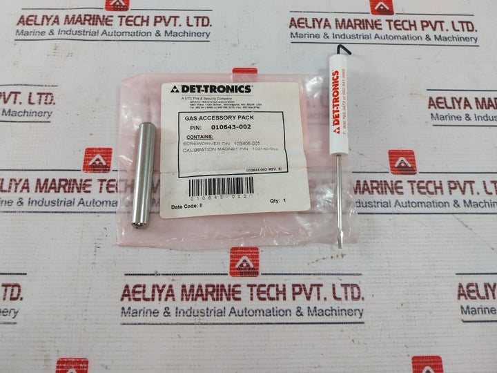 Det-tronics 010643-002 / 103406-001 / 102740-002 Gas Accessory Pack