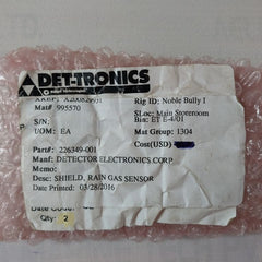 Det-tronics 226349-001 Shield Rain Gas Sensor