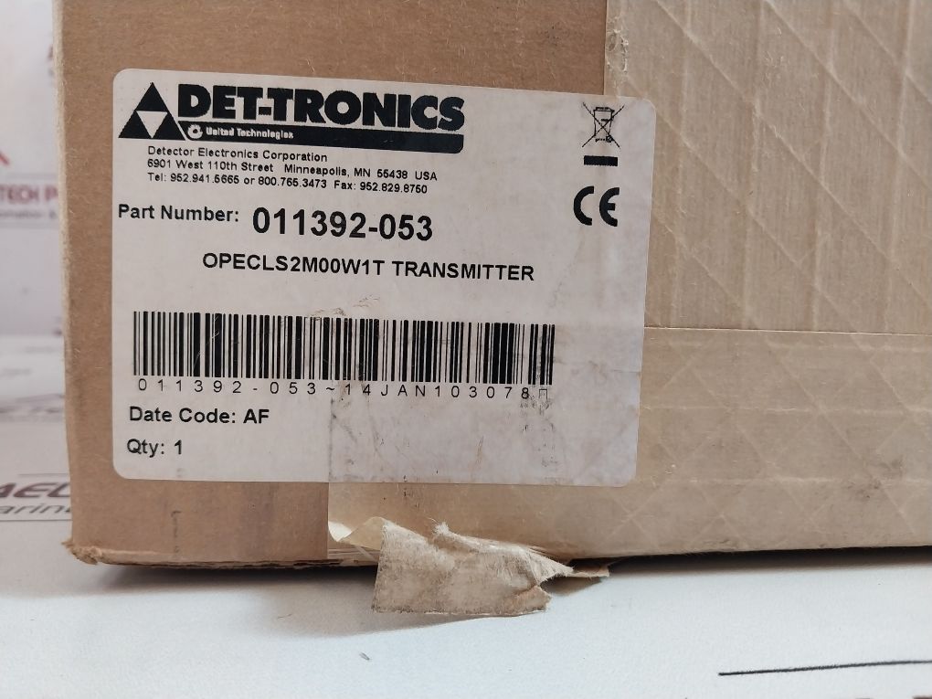 Det-tronics Opecls2M00W1T Opecl Ir Gas Detector Transmitter Kit 011392-053