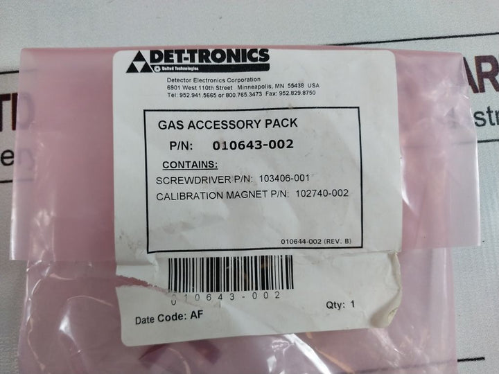 Det-tronics Opecls2M18W1R Ges Detector Receiver With Mounting Hardware 007719031