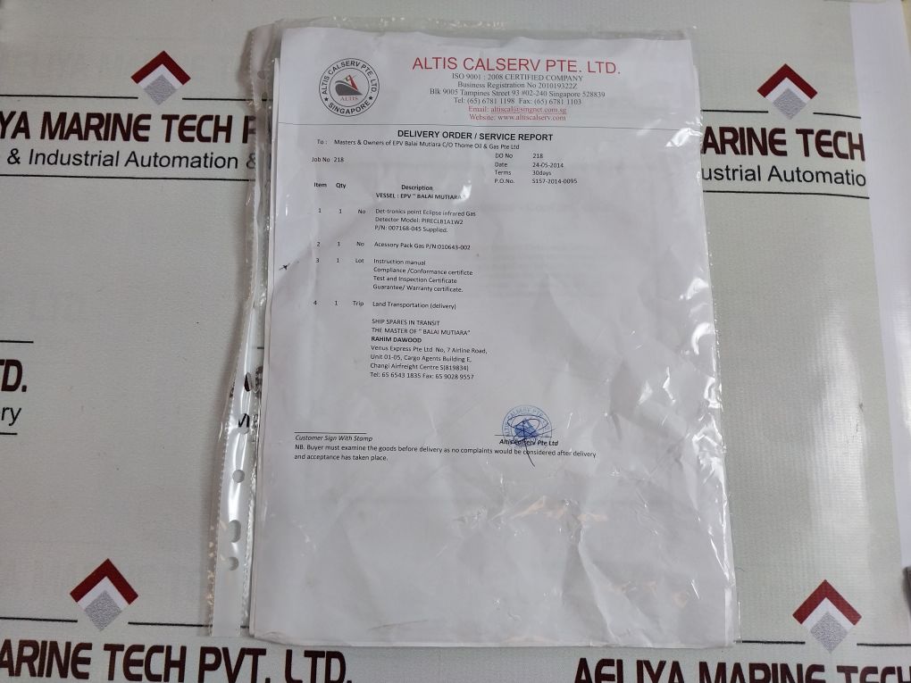 Det-tronics Pireclb1A1W2 Infrared Hydrocarbon Gas Detector Pirecl 007168-045