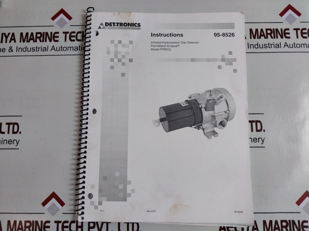 Det-tronics Pireclb1A1W2 Infrared Hydrocarbon Gas Detector Pirecl 007168-045